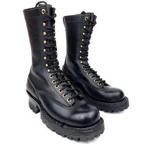VTG White's Boots SMOKEJUMPER Lace Up Smooth Leather Firefighter Logger Boots